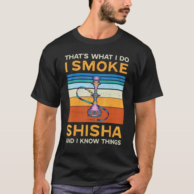 Camiseta Oriental Shisha Hookah Arkila Narguile Arguile Ch (Frente)
