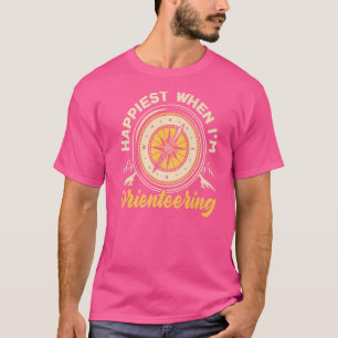 Camiseta Orienteer Runner Correndo Mais Feliz Quando Estou