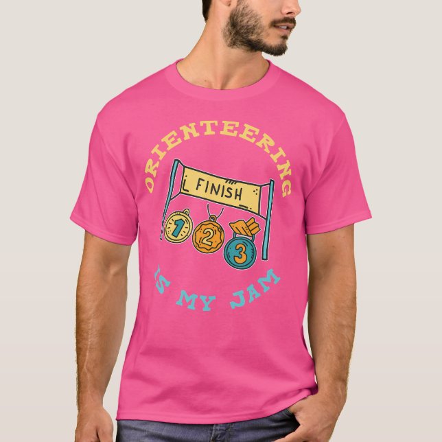 Camiseta Orienteering É Meu Pão Compulsa Caminhando Orienta (Frente)