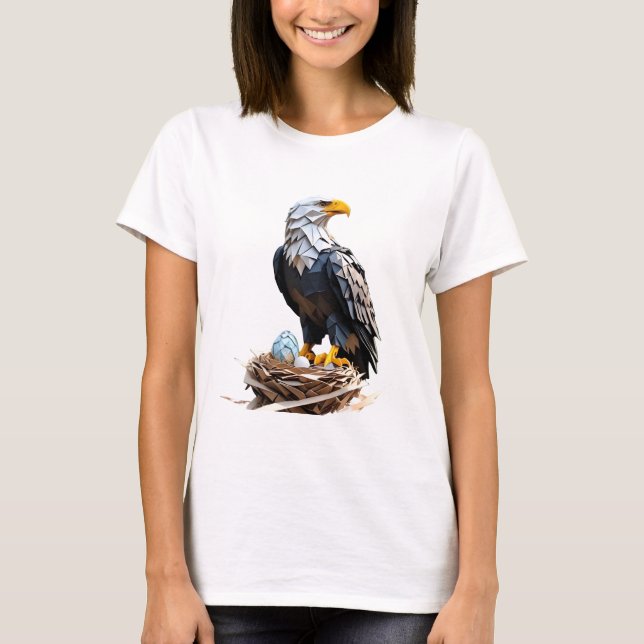Camiseta Origami American eagle shirt (Frente)