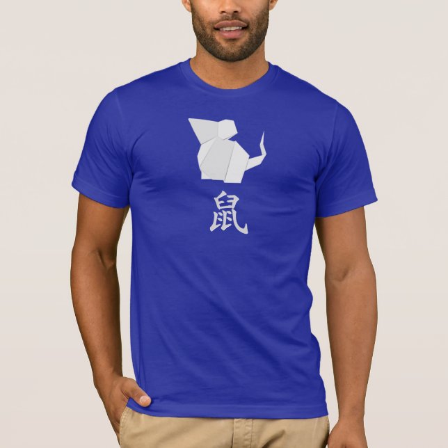 Camiseta Origami Ano do Rato (Frente)