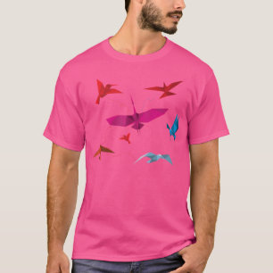 Camiseta Origami Art Origami Style Vintage Japão