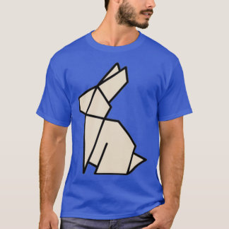 Camiseta Origami beige belge arte mínima