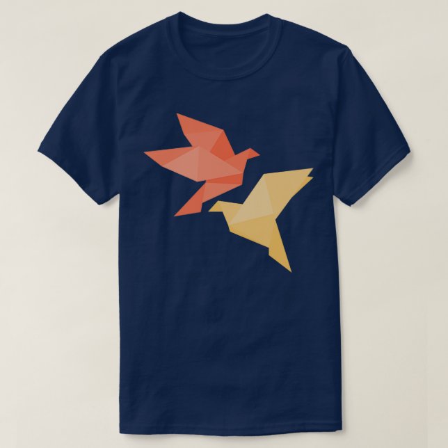 Camiseta Origami Bird 20 (Frente do Design)