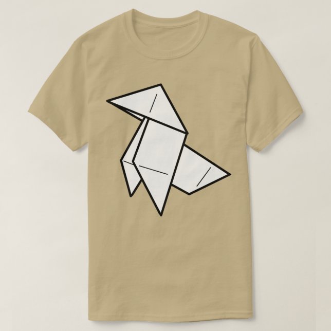Camiseta Origami bird 49 (Frente do Design)
