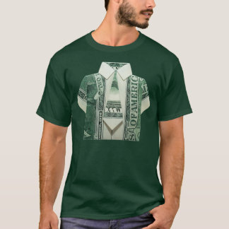 Camiseta Origami Cash Money Dollars Business Ceo Texture Bo