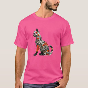 Camiseta Origami cats japonesas para fãs japoneses donos de