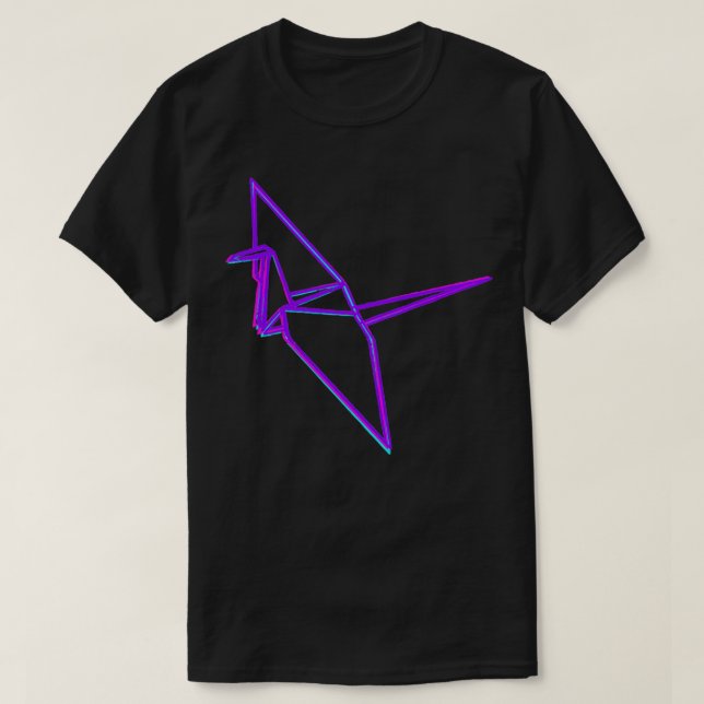 Camiseta Origami Crane 9 (Frente do Design)
