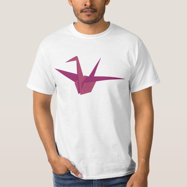 Camiseta Origami Crane Casal Shirt (Sua) (Frente)