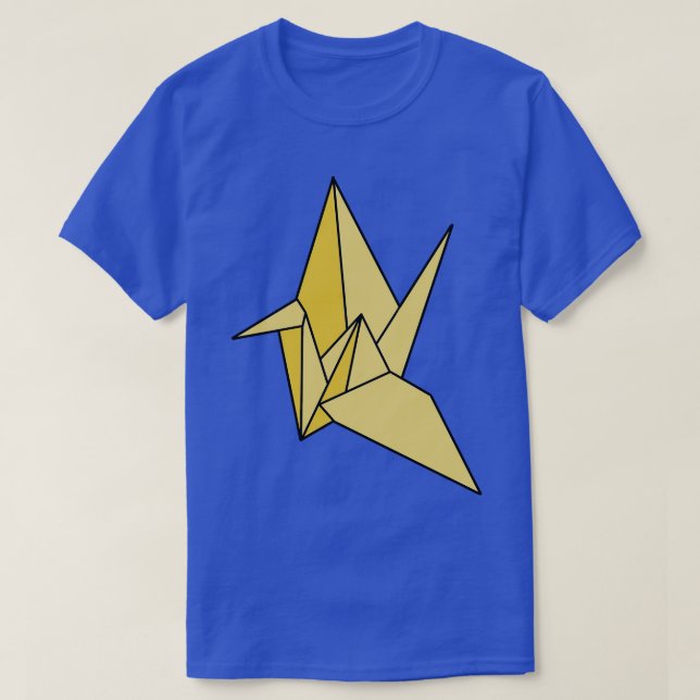 Camiseta Origami Crane Orizuru Bird (Frente do Design)