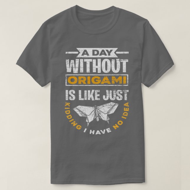 Camiseta Origami Day (Frente do Design)