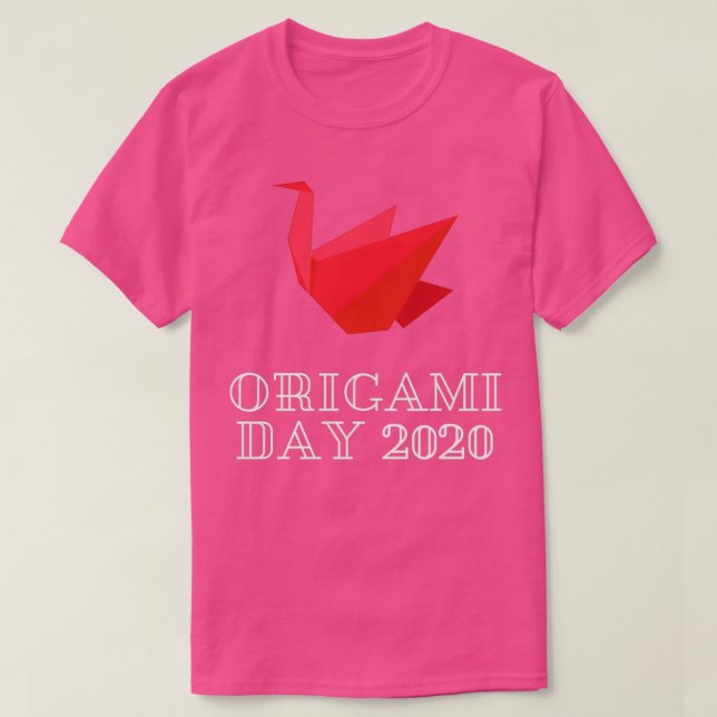 Camiseta Origami Day 2020 (Frente do Design)