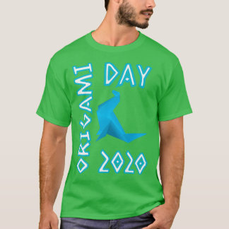 Camiseta Origami Day 2020 Blue Seal