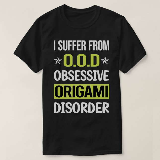 Camiseta Origami de Amor Obsessivo (Frente do Design)