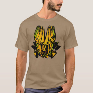Camiseta Origami digital laranja