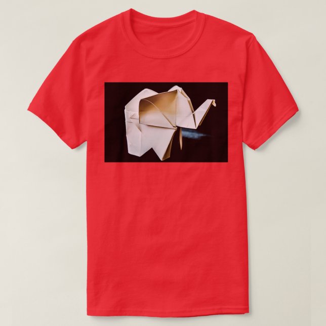 Camiseta Origami Elephant 51 (Frente do Design)