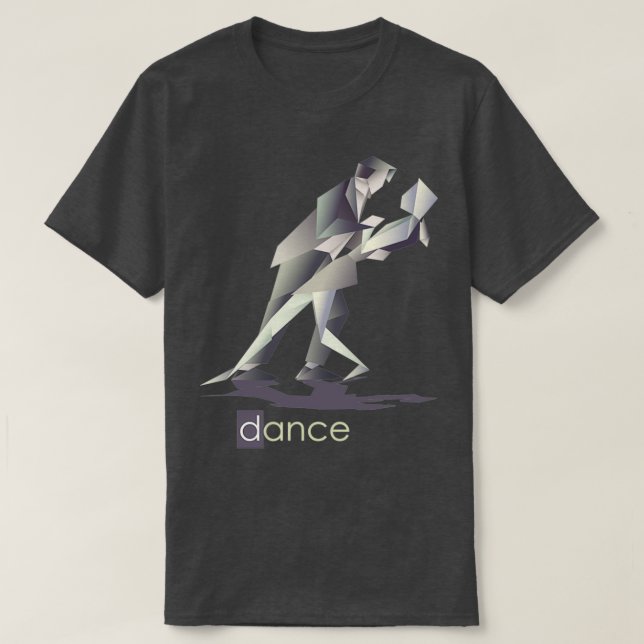 Camiseta Origami Flamingo Dancers (Frente do Design)