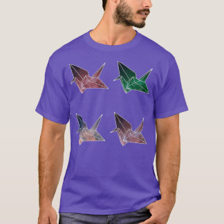 Camiseta Origami Galaxy Cranes Pack 1