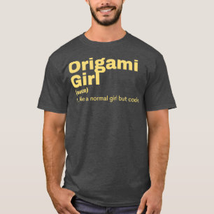 Camiseta Origami Girl Origami 1