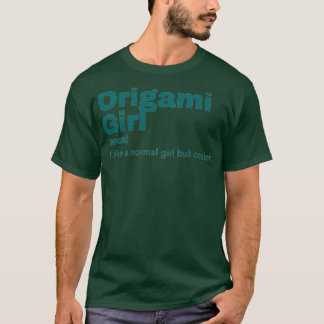 Camiseta Origami Girl Origami 5