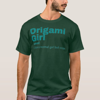 Camiseta Origami Girl Origami 7