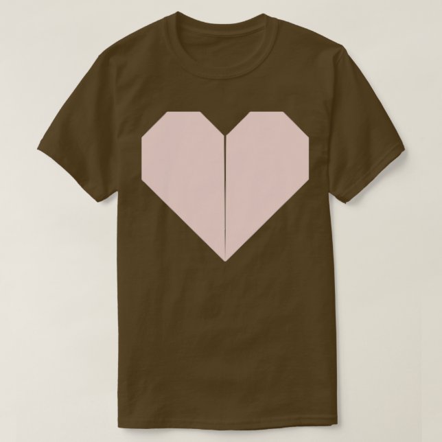 Camiseta Origami Heart 11 (Frente do Design)