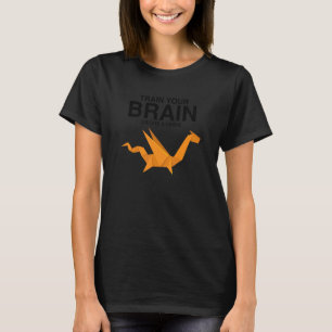 Camiseta Origami Japonês e Kirigami Colorido Origami 3