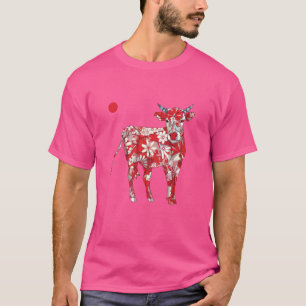 Camiseta Origami Kobe Rind T para fãs do Japão Wagyu