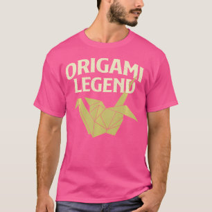 Camiseta Origami Legend - Papel Dobrado Arte Japonês Origam