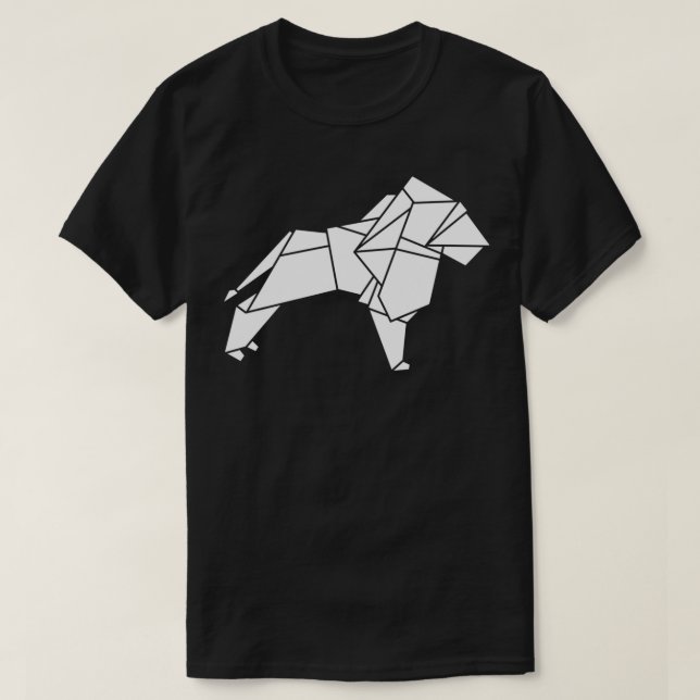 Camiseta Origami Lion (Frente do Design)