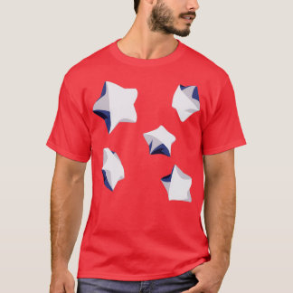 Camiseta Origami Lucky Puffy Stars