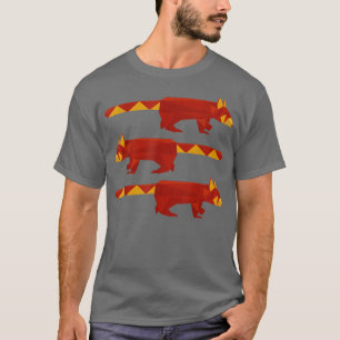 Camiseta Origami Master Paper Folheto Artesanato Crane Red