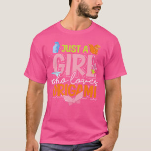 Camiseta Origami Master Women Girls Paper Crane Arte Dobrad