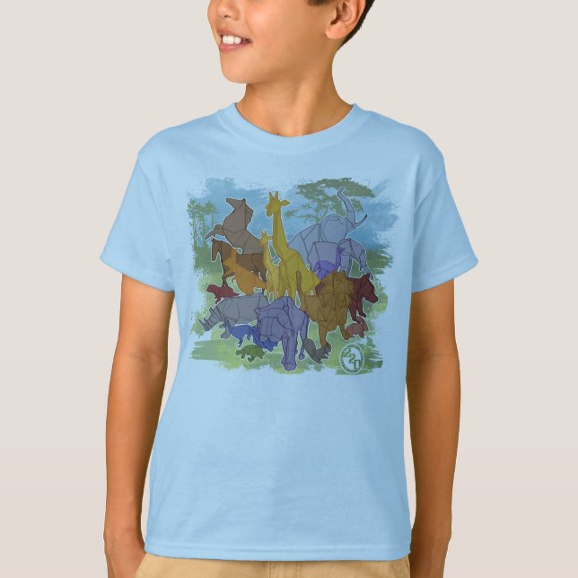 Camiseta Origami Menagerie (Frente)