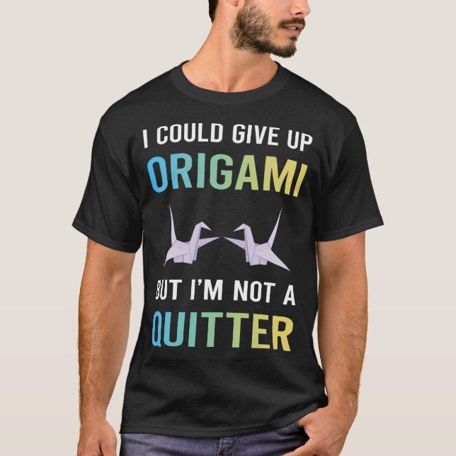 Camiseta Origami Não Desiste (Frente)