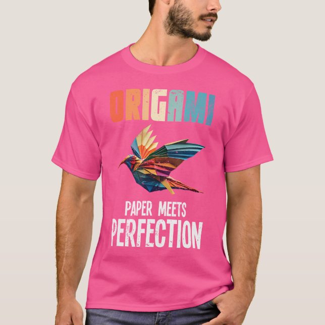 Camiseta Origami Paper Folding Art Lover Origami (Frente)