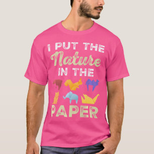 Camiseta Origami Paper Folha Funny Origamist