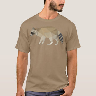 Camiseta Origami Raccoon