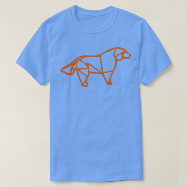 Camiseta Origami Wolf 16 (Frente do Design)