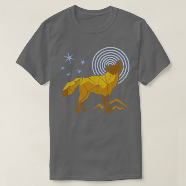 Camiseta Origami Wolf 6 (Frente do Design)