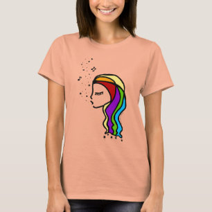 CAMISETA ORIGINAIS DE STYLIN PROFILIN O ARCO-ÍRIS DO CANTO