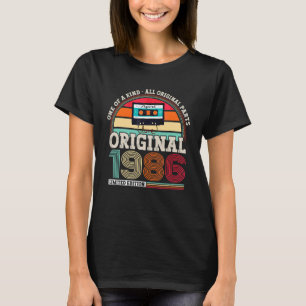 Camiseta Original 1986 36º Aniversário De Homens