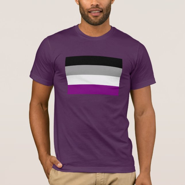 CAMISETA ORIGINAL ASSEXUADO DA BANDEIRA (Frente)