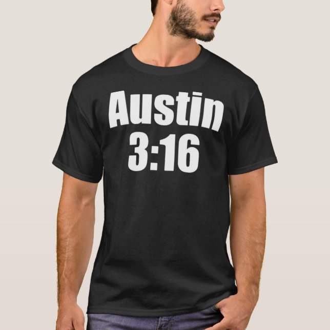 Camiseta Original Austin 316 Stone Cold Steve Austin Inspir (Frente)