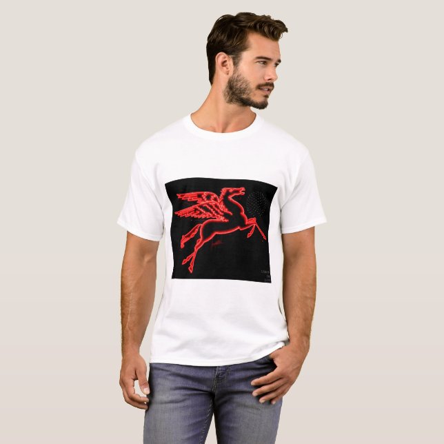 Camiseta Original de néon de Pegasus (Frente Completa)