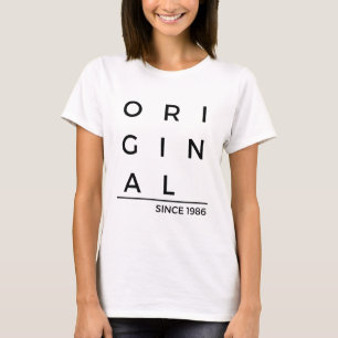 Camiseta Original Desde 1986 Ano de Nascimento