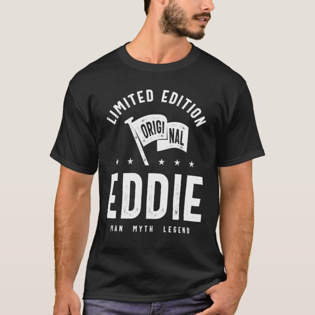 Camiseta Original Eddie Funny Personalized Birthday (Frente)