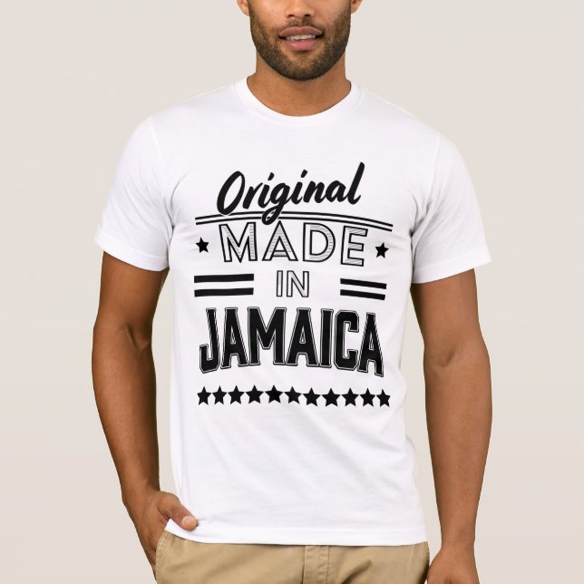 Camiseta Original feito na Jamaica Photo Impressão (Frente)