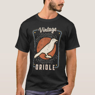 Camiseta Oriole Bird Vintage Retro Classic Animal Love