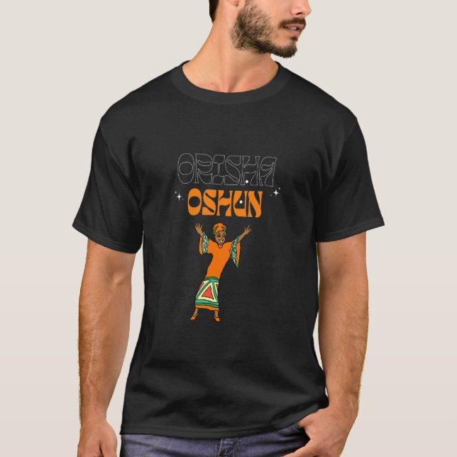 Camiseta Orisha Oshun Deusa da Divindade Femininidade e Lo (Frente)